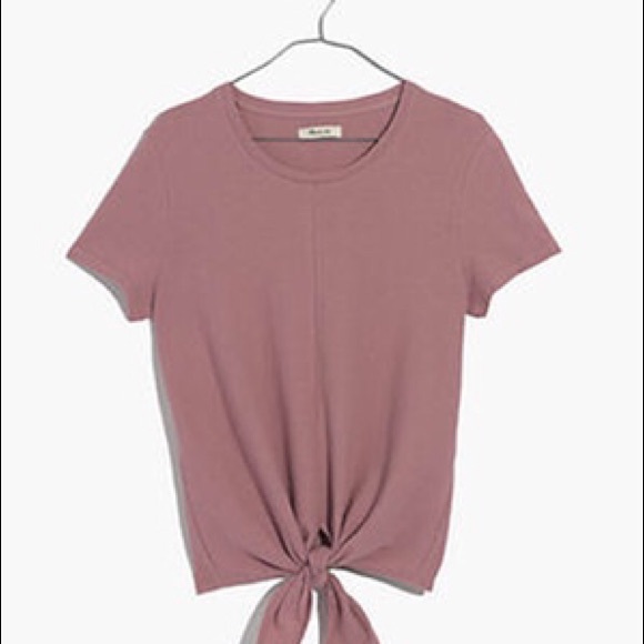 Madewell Tops - NWT Madewell Modern Tie-Front Top, Sz XXS